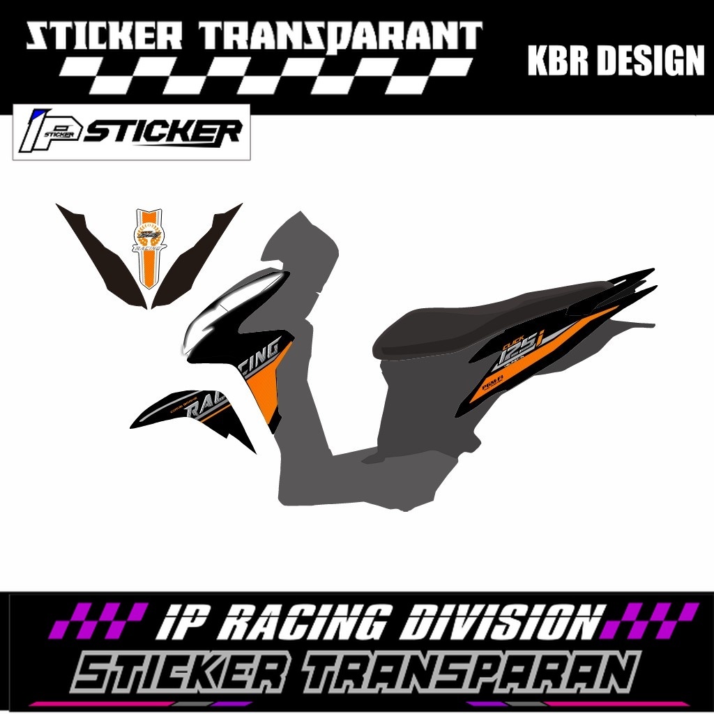 STICKER STRIPING TRANSPARAN VARIO 125 OLD RACING STRIPING TRANPARANT