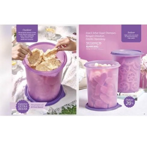 tuperware toples kerupuk 10liter