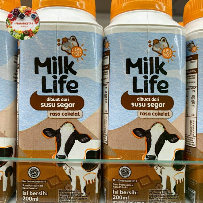 

Milk Life Fresh Milk Coklat | Susu Fresh Milk Rasa Cokelat 200 ml