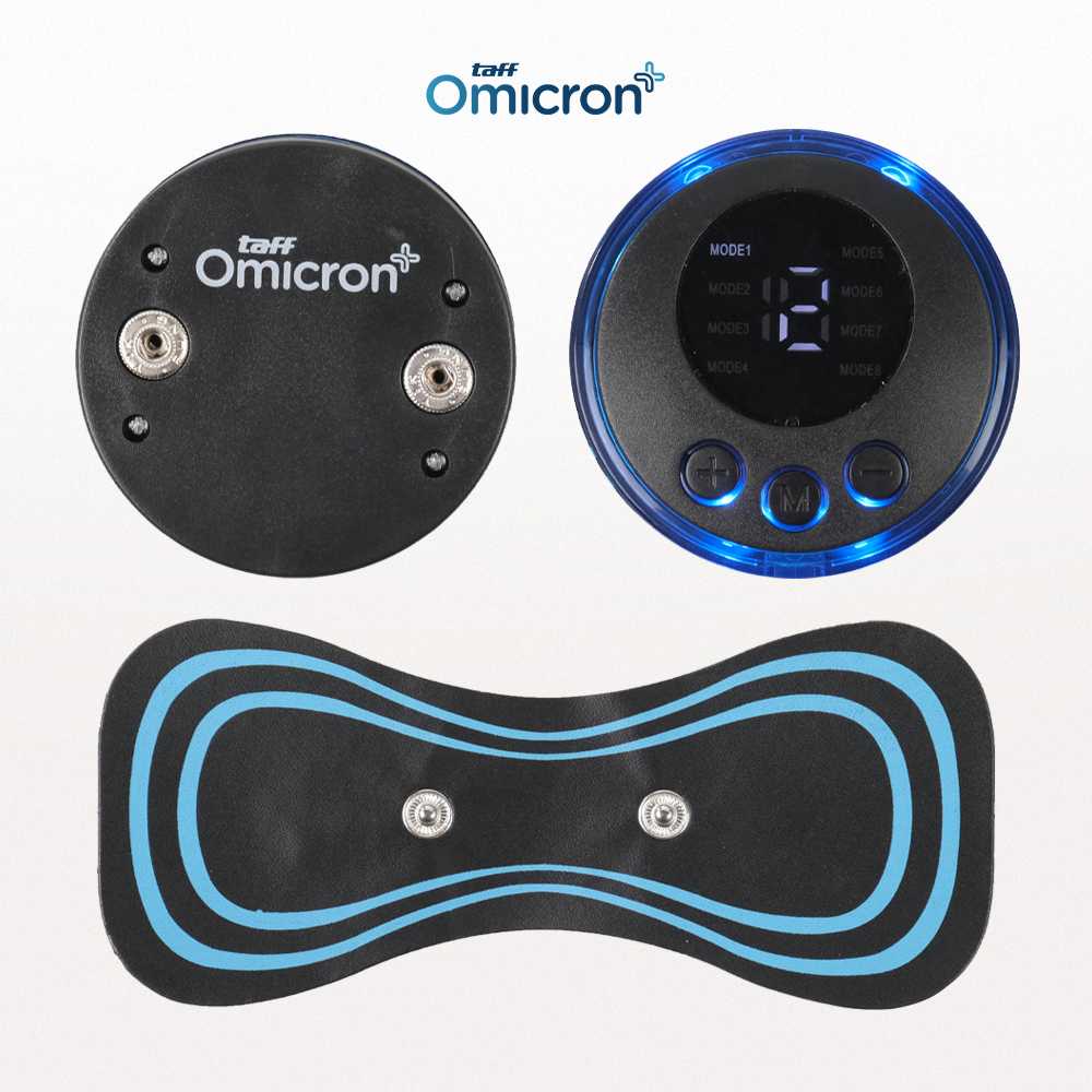 Alat Pijat Listrik Getar TaffOmicron Alat Pijat Elektrik Tempel EMS Terapi Leher Massager