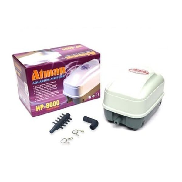 ATMAN HP8000 Pompa Udara Kolam Hidroponik Aerator 10 Lubang Air Pump