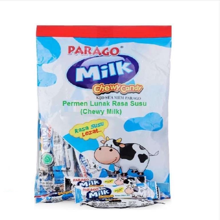 

PARAGO Milk Chewy Candy Permen Susu 1 pack isi 31 pcs x @8gr ORIGINAL