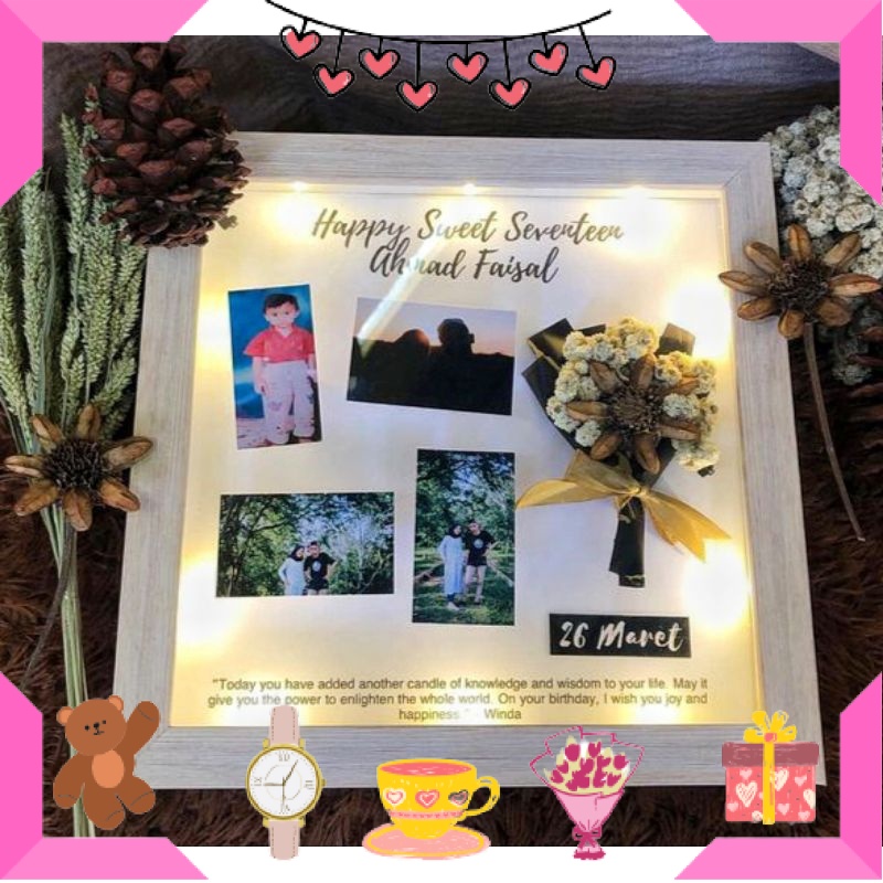 

KADO HAMPERS BAYI ANAK MUDA REMAJA PACAR KEKASIH BIKIN ROMANTIS ANNIVERSERY/ Kado Lampu Frame 3D Bingkai KADO ULANG TAHUN CEWEK HADIAH PACAR KADO ANNIVERSARY Kado Wisuda Kado Pernikahan Kado Sahabat Kado Teman Kantor / ULTAH LAHIRAN WISUDA JADIAN