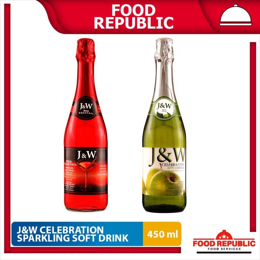 J&W Celebration Apple Drink Red Cocktail 750 ml Sparkling Soft Drink