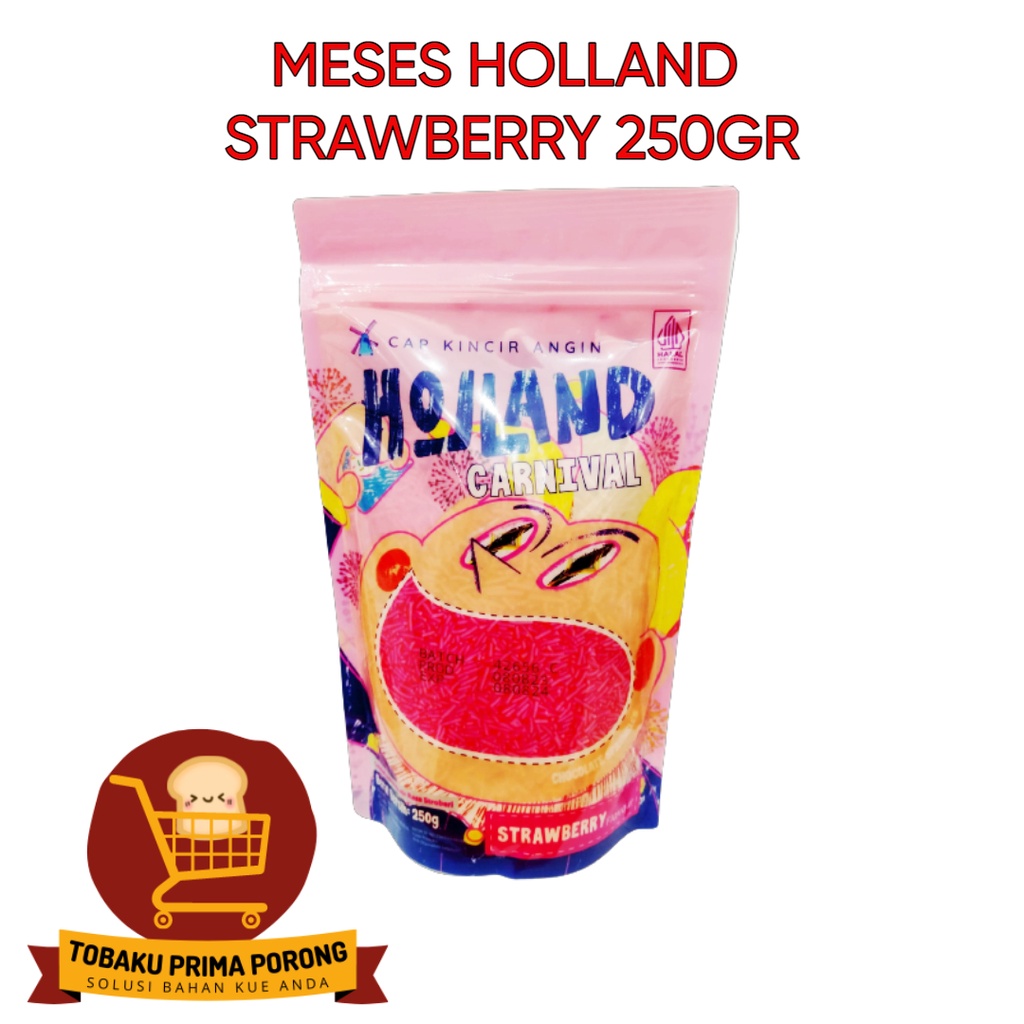

MESES HOLLAND STAWBERRY 250GR - meses warna pink