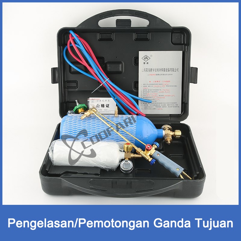 Lyn Set Alat Las Portabel 2L / Set Alat Las Oksigen + Lpg Portabel Set Alat Las Pemotong Dan