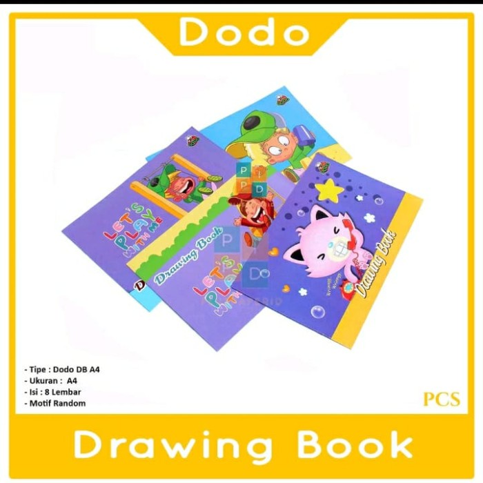 

ATK, Buku Gambar DODO / Buku Gambar Kecil, Harga eceran, murah