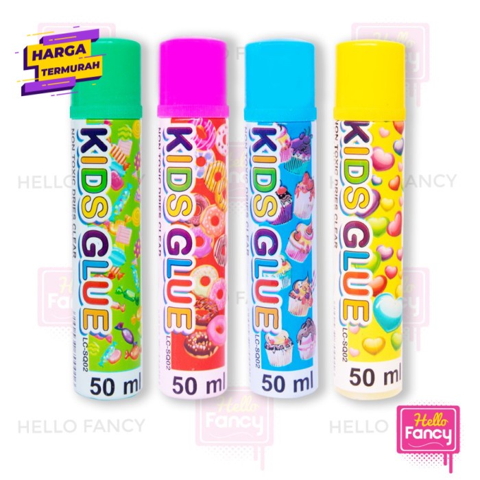 

Lem Kertas Cair 50ml Untuk Anak / Liquid Glue LC-SQ02
