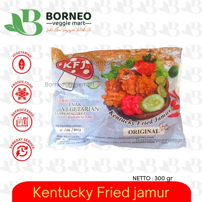 

Bisa COD Murmer Kentucky Fried Jamur Vegetarian Original 300gr