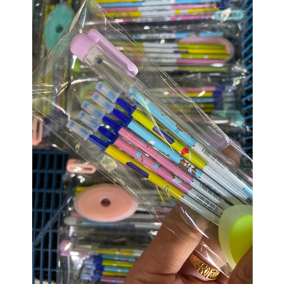 

OSM Set Pena Bisa Dihapus Refill + Penghapus Tinta Biru Dan Hitam Pulpen Pen Magic OSM-ST0550