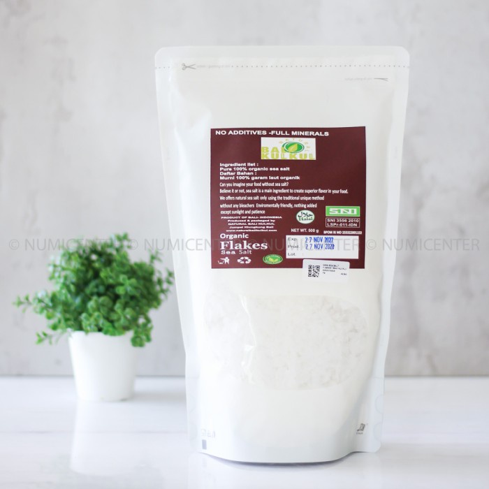 

Bisa COD 500G SEA SALT FLAKES GARAM LAUT - BALI KULKUL