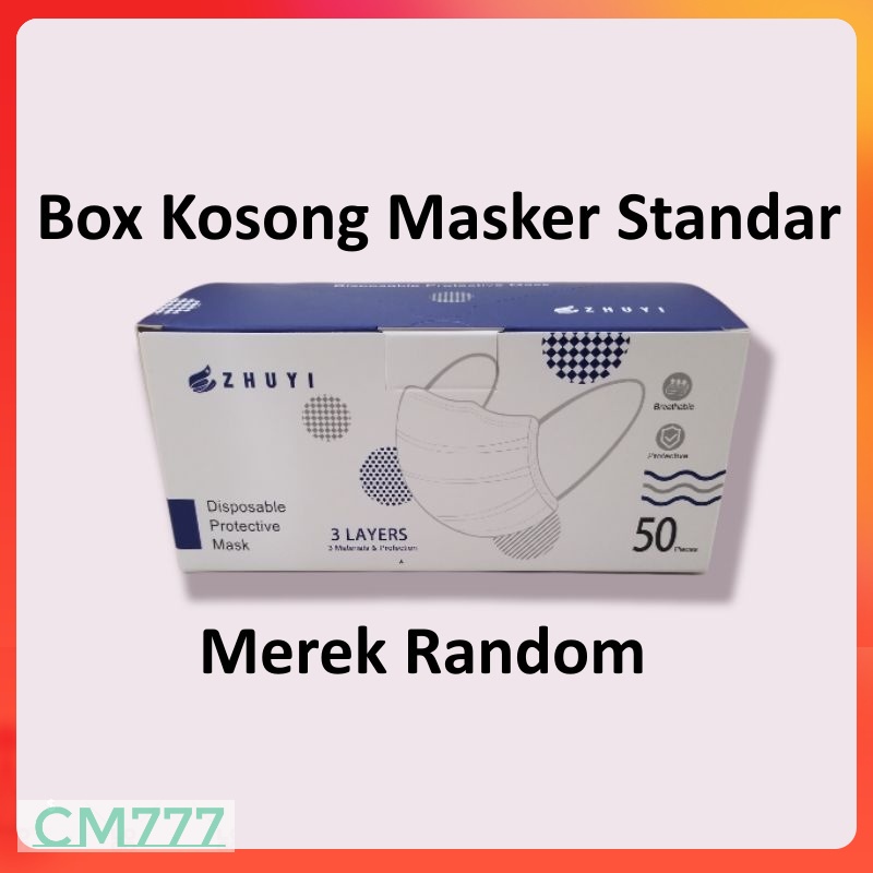 Box Kosong Masker Earloop Standar