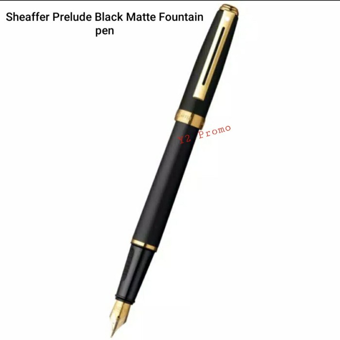 

[New]/Promo Sheaffer® Prelude Black Matte Fountain Pen