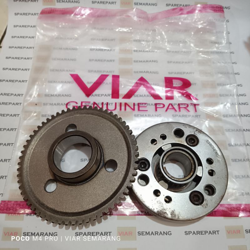 One way viar vior 125 viar. metic roda 2 vior one way set gigi stater - Sparepart Viar online-