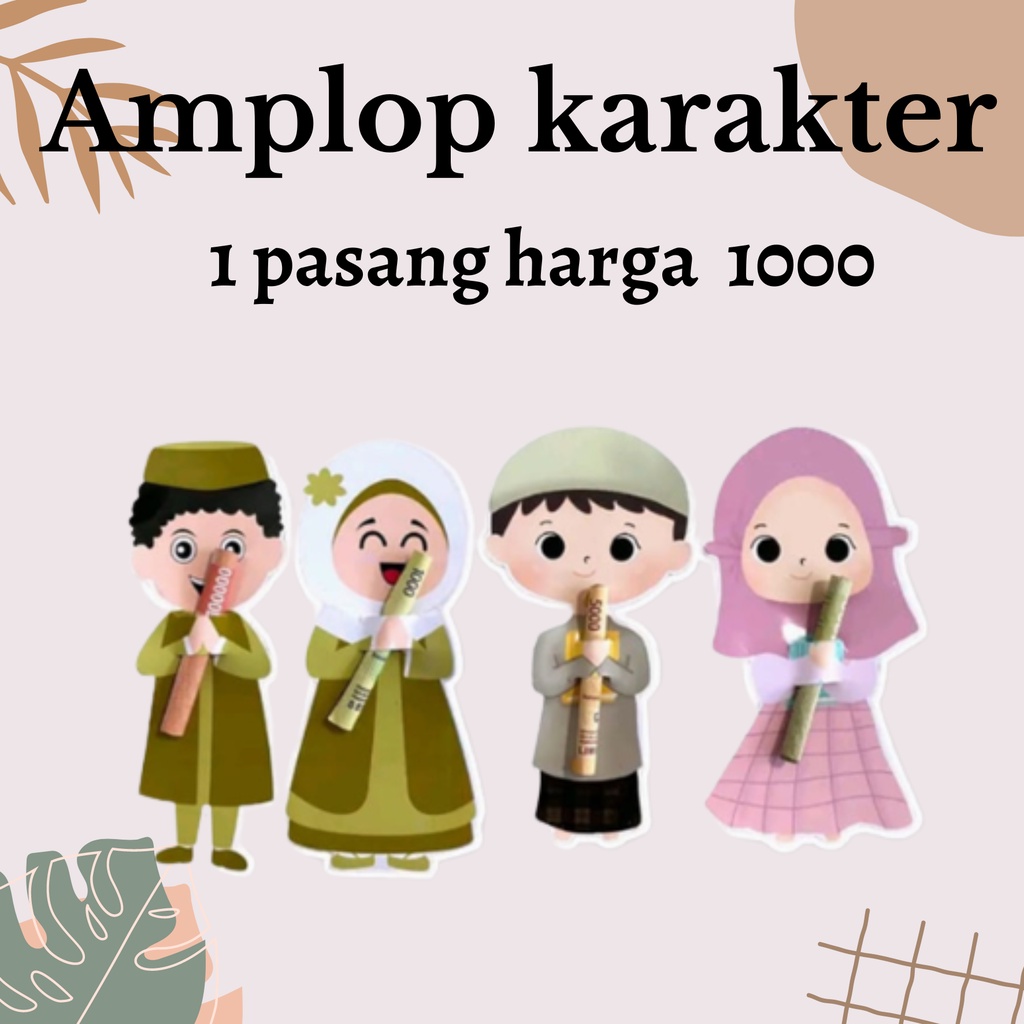 

amplop lebaran-amploplebaranviral-amplopkarakter-amploplucu isi 2 pcs
