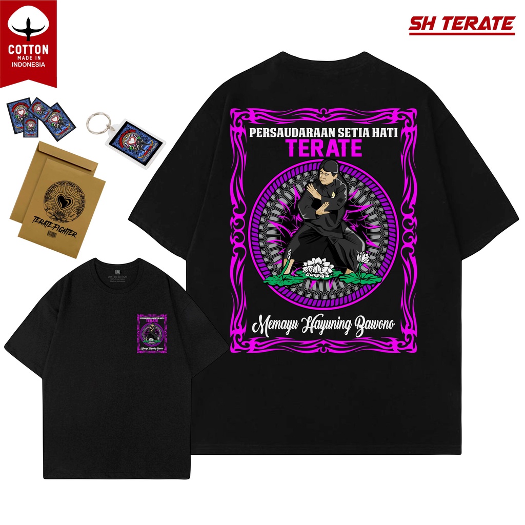 Kaos SH Terate PSHT CAKRA PURPLE Kaos Raja Tega Terjal Setia Hati Terate PunkSHter