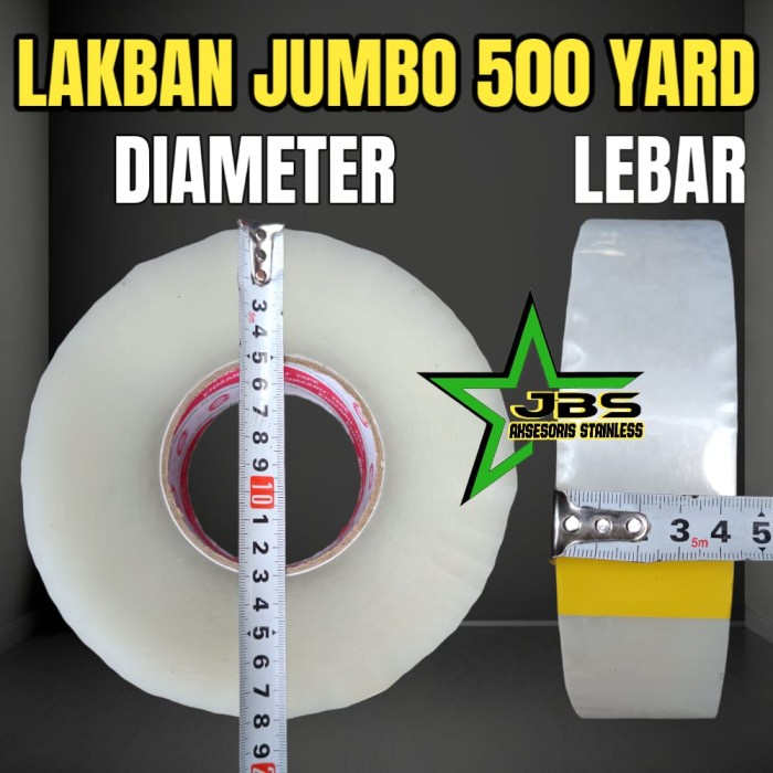 

LAKBAN 500 YARD FULL BENING/ LAKBAN JUMBO 2 INCH PUTIH -JPL78