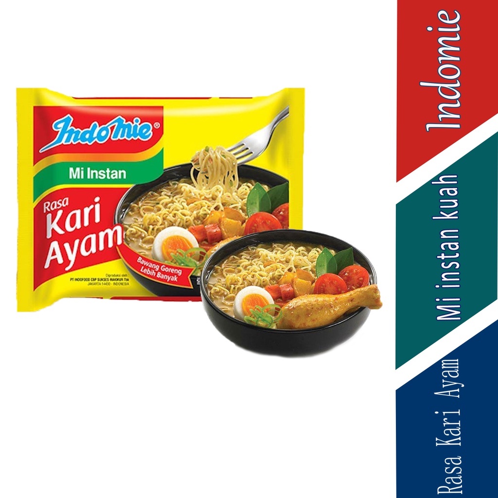 

MIE INSTAN - INDOMIE RASA KARI AYAM 72gr