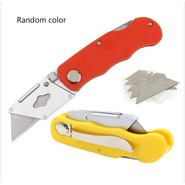 

Cuter lipat serbaguna isi pisau 5pcs