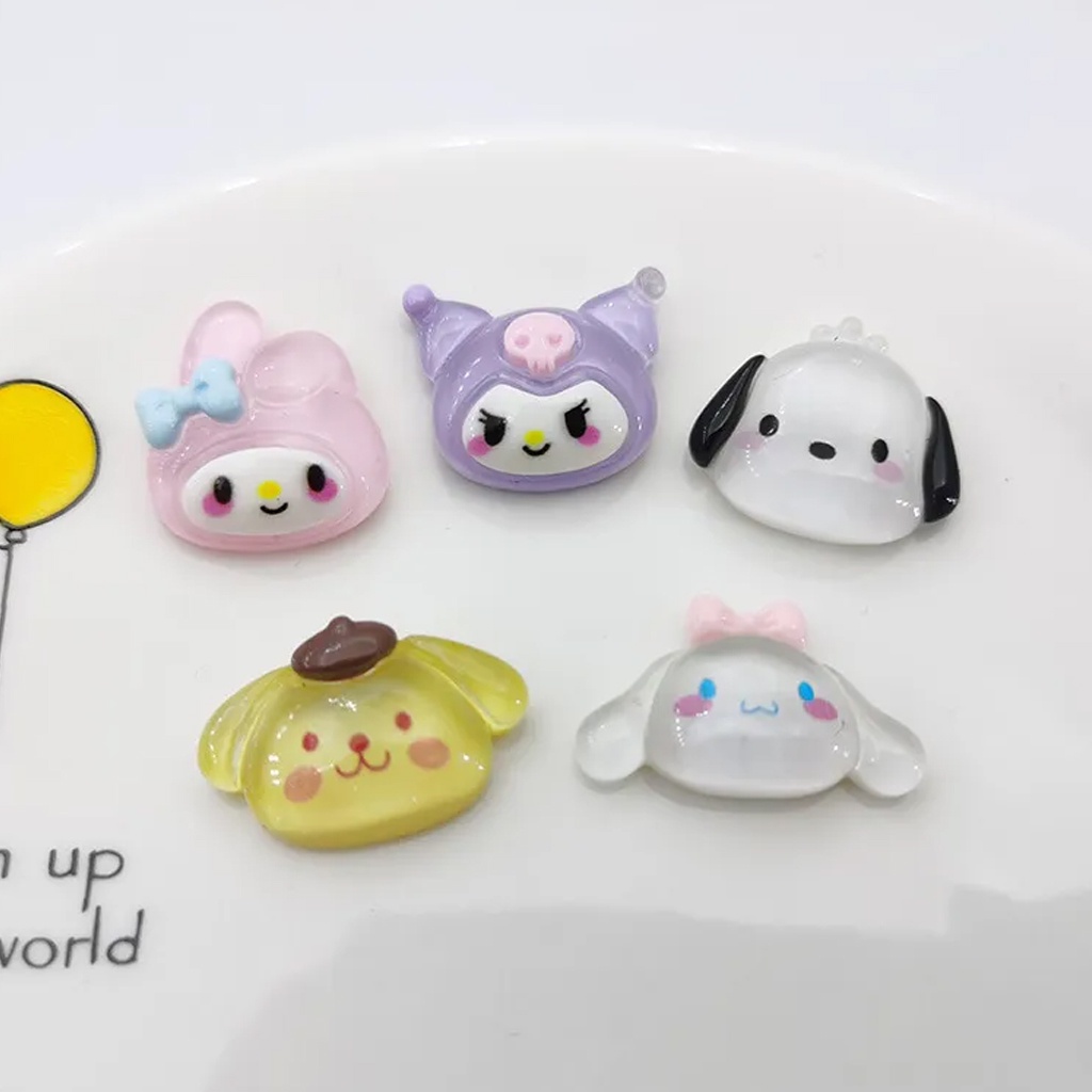 MurmerOfficial DIY Aksesoris Tempel Sanrio Lucu Cute Aksesoris Resin Colourfull Korea A103