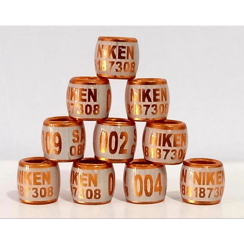 ring burung custom ,cincin burung,gelang burung