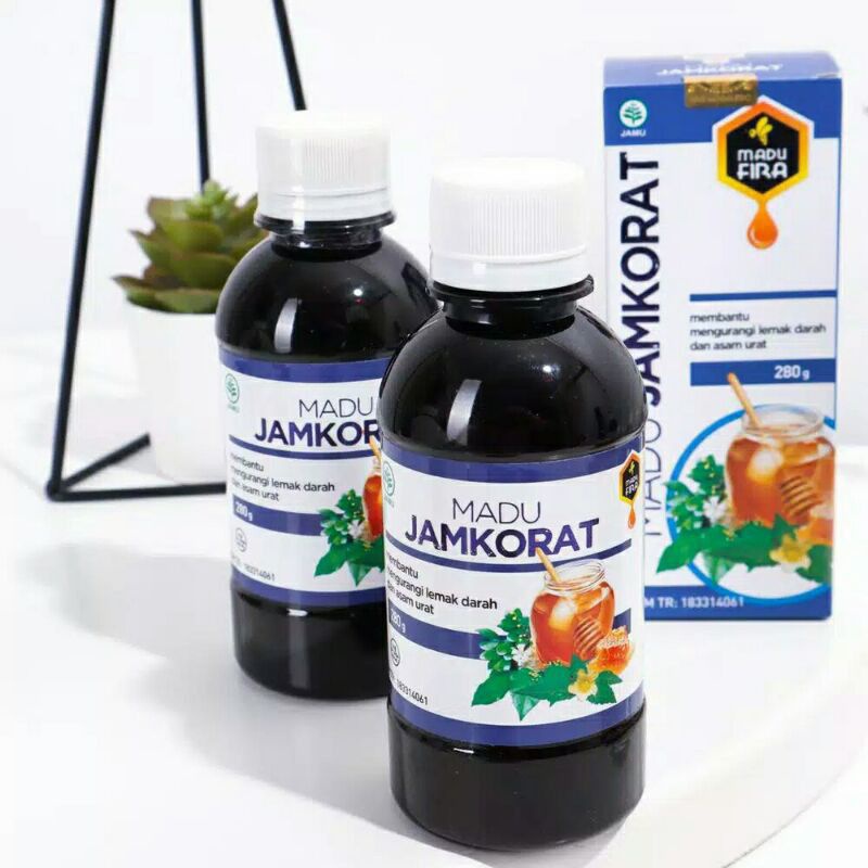 JAMKORAT ( Madu Jamkorat ) Herbal Jamu Kolesterol & Asam Urat Original