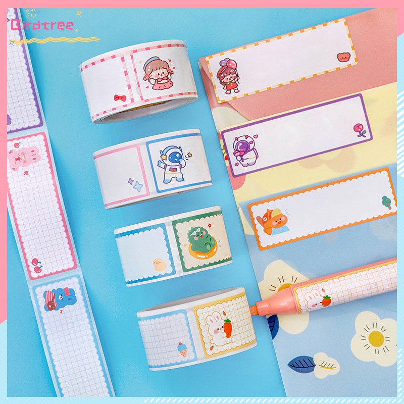 

[Readystock❤️COD]Sticker Label Nama Motif Kartun Lucu Multifungsi Kreatif Stiker Anak