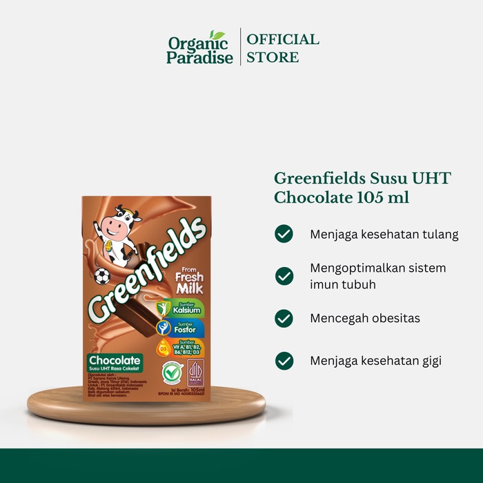 

Susu Greenfields UHT Chocolate 105 ml