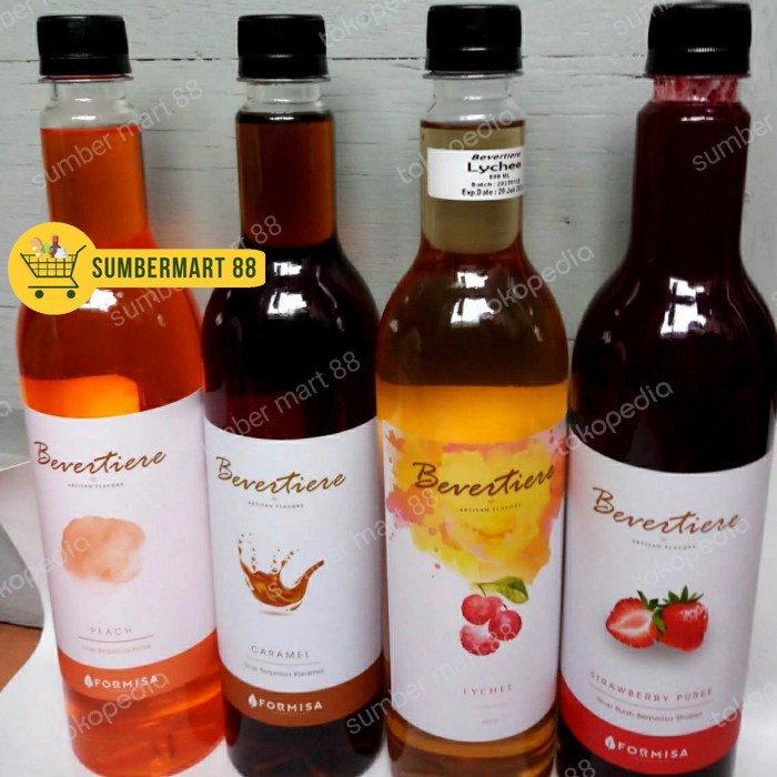 

BEVERTIERE SYRUP LYCHEE - Bevertiere Caramel - Strawbery - Peach 800ml