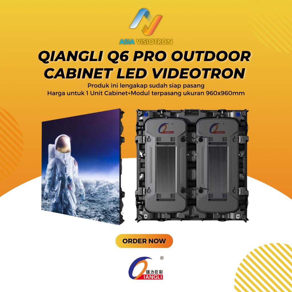 Q6 Pro Outdoor Cabinet Qiangli LED Videotron - Ready To Use