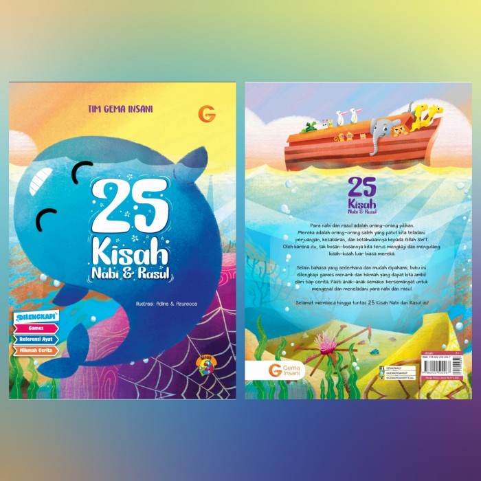 Terlaris ✨ - 25 KISAH NABI DAN RASUL Hard Cover GIP Buku Islami Anak Sirah Cerita