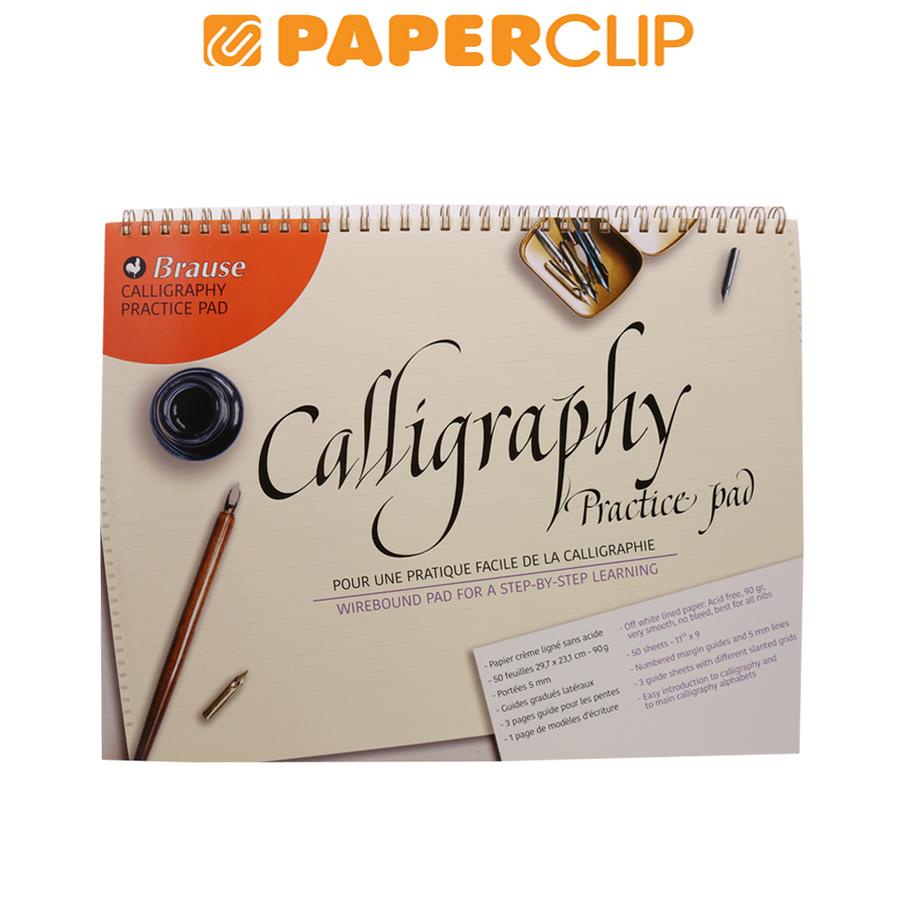

CALLIGRAPHY PRACTICE PAD BRAUSE A4 96450B WIREBOUND
