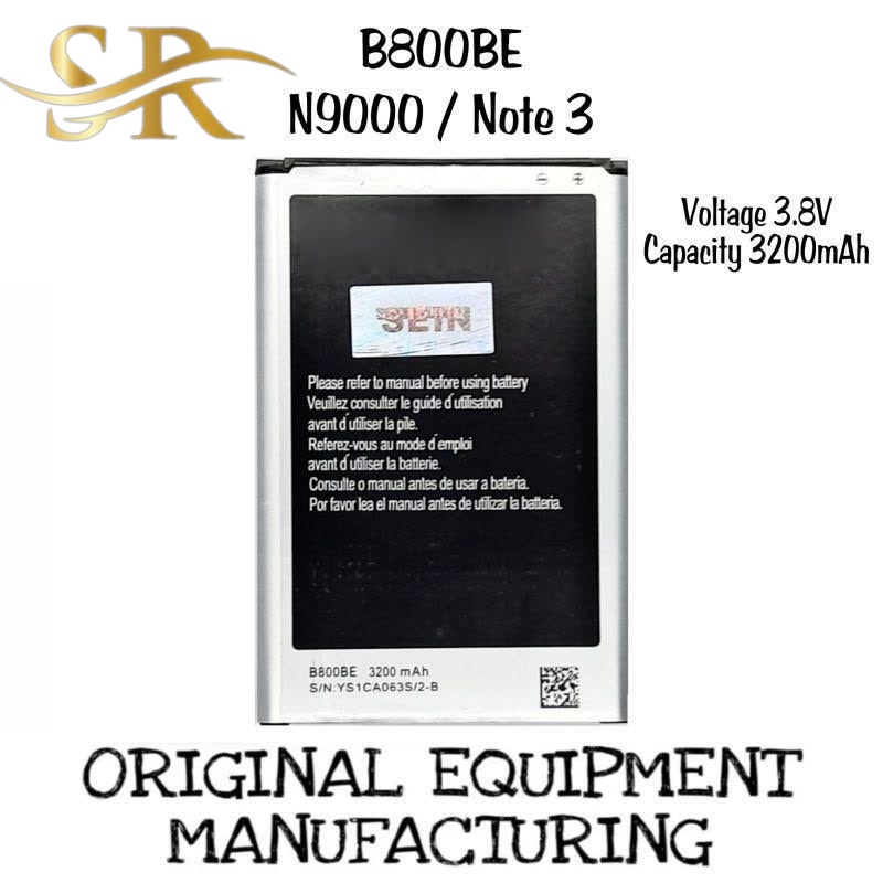 Batrei Samsung Baterai Sam N9000 note3 note 3 battery batre bat