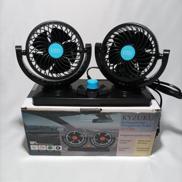 Kipas Angin Mobil Double Kipas Angin Mobil 12Volt 24Volt