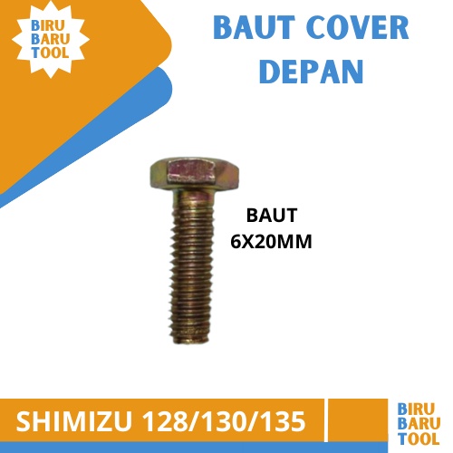 Baut Tutup Cover Impeller Pompa Air Shimizu 128 130 135