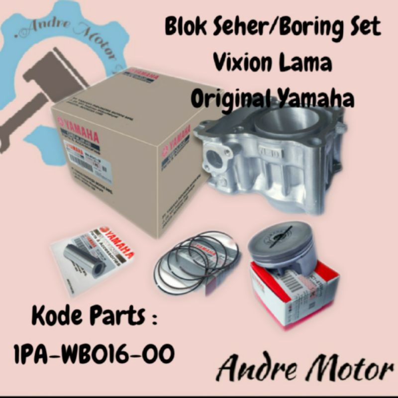 Boring/Blok Seher Set Vixion New/Old Original Yamaha 1PA-WB016-00