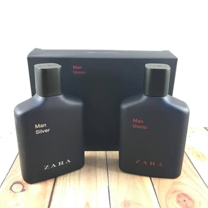 Original Parfum Cowok 1 set - Parfum Pria Zara Silver & Zara Uomo