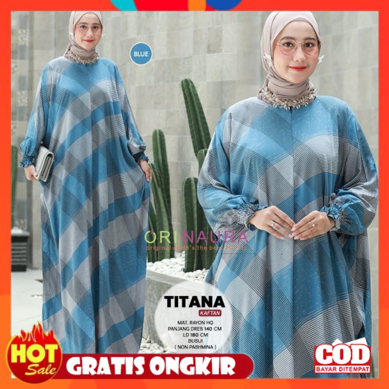 KAIN ADEM HALUS TEBAL / Efita Kaftan wanita terbaru jumbo lebaran 2023 gamis Mewah kondangan batik r