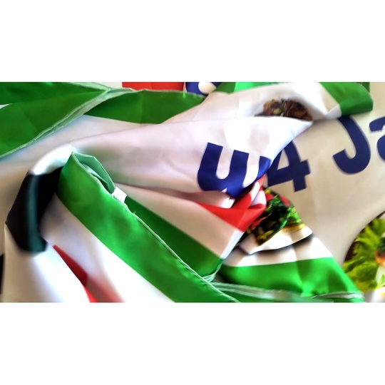 Cetak Kain Satin - Print Kain Satin Lembaran - Cetak Bendera