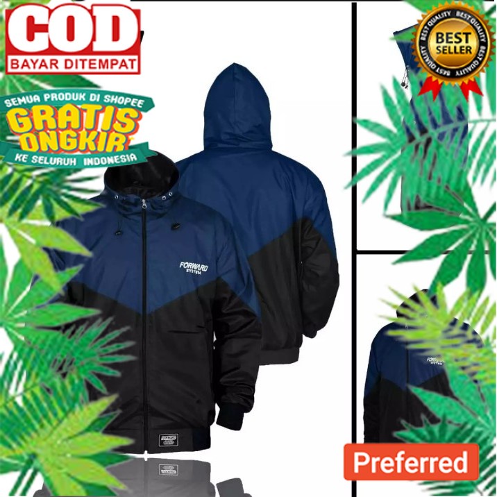 Jaket parasut pria harrington parka forward// ANAK DEWASA REMAJA JAKET EKREN JAKET MURAH JAKET PARKA