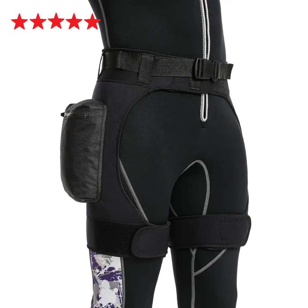 2.5mm Neoprene Celana Pendek Diving Wetsuit Short Pants Scuba Pocket Shorty Pant Selam Renang Dive Shorts Snorkeling Freedive Knife Bag