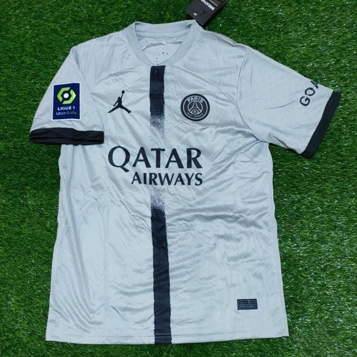 JERSEY BOLA PSG AWAY 2022 2023 FULL PATCH GRADE ORI TOP QUALITY