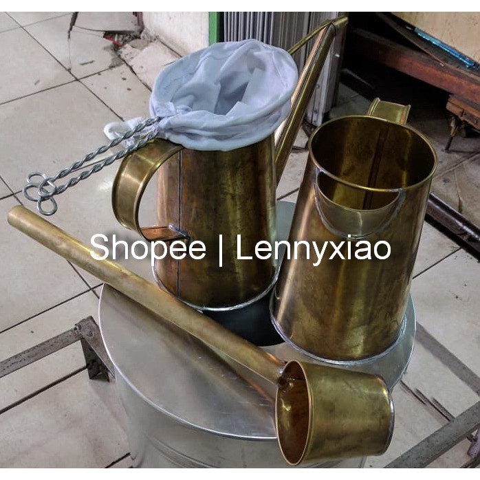 Paket Buka Warkop - Teko Kuningan / Tembaga dll (PAKET LENGKAP)