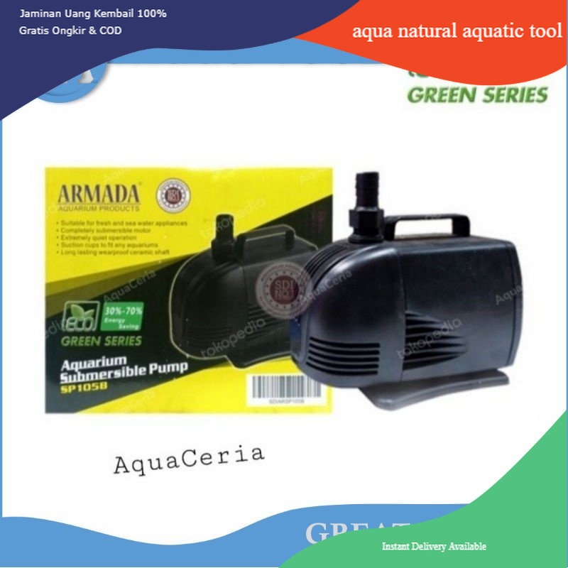 armada sp 105 B power head pompa celup kolam ikan hias 105B 105 B