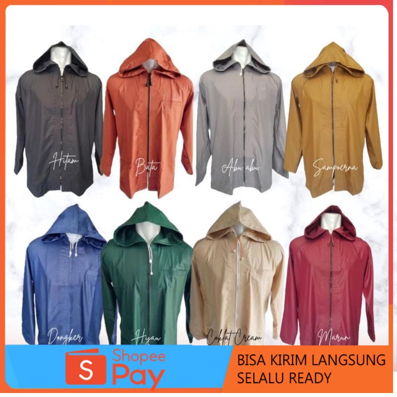 DISKON | Baju Koko Jaket Hodi Alfareyhan | Koko model Jaket resleting | Promo 11.11