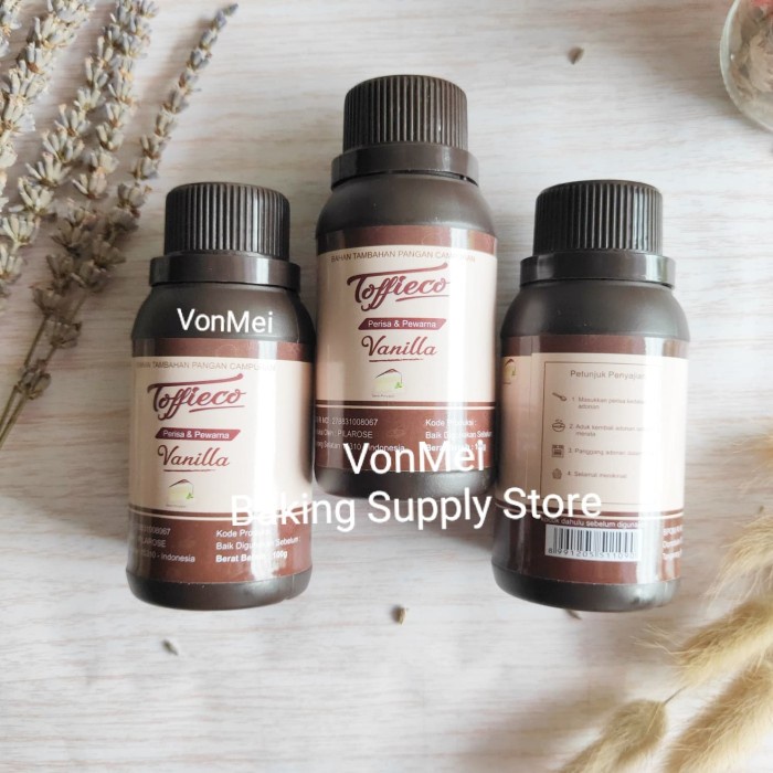 

MS-59 TOFFIECO Vanilla Paste Perisa Pasta Vanila 100 gr Wangi