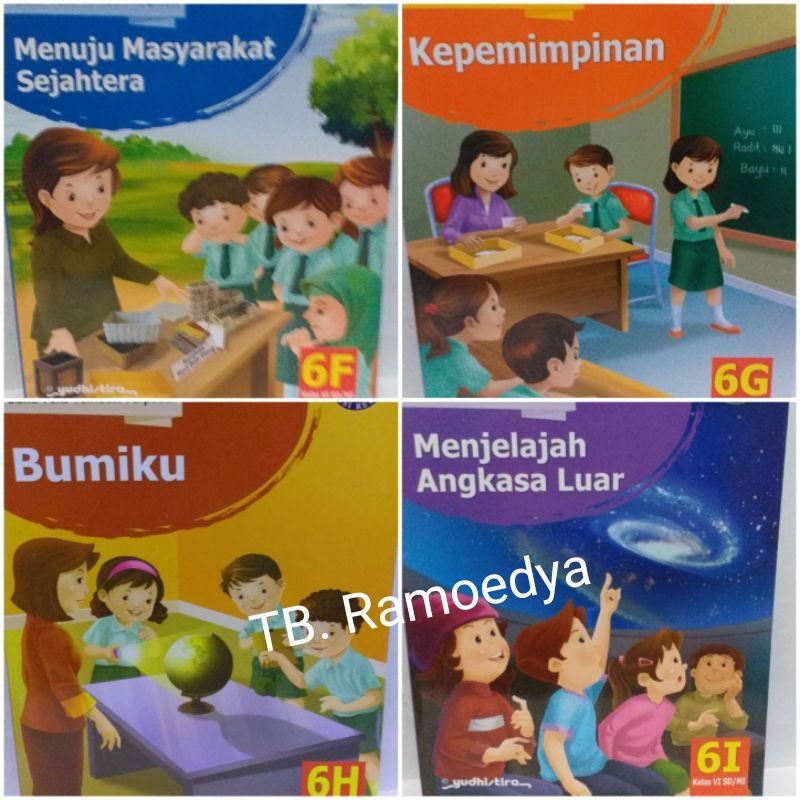 Buku Paket Tematik 6F sampai 6i SD/MI Kelas 6 Yudhistira