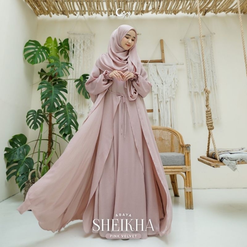 FLASH SALE GAMIS SYARI / GAMIS SYAR'I SET ALFI PREMIUM JUMBO GAMIS AZALEA BY ALFI HURAIYAH