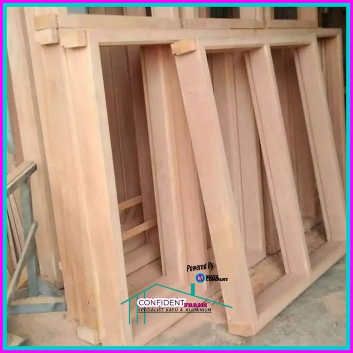 Set Kusen Jendela Double/Jendela Dobel/ Kusen+Jendela Set