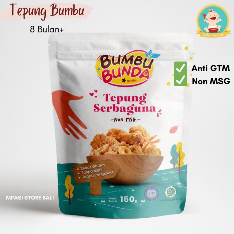 

Tepung Bumbu Serbaguna Non MSG Bumbu Bunda by Elia Untuk Mpasi